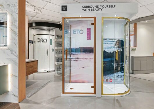 Breathtaking Waterfall showroom displays now available from Flair Showers