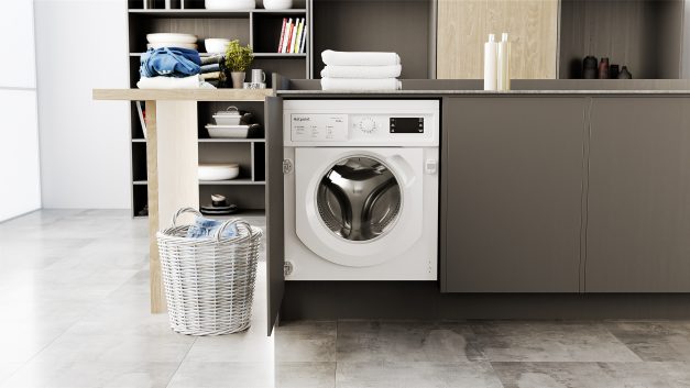 Hotpoint Integrated Washer Dryer Offers Generous Capacity and Superior Cleaning